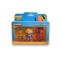 Stumble Guys Série 1 - Pack com 3 - Mr.Stumble, Super Gal e Ruby Cupid - Estrela