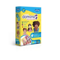 Jogo de Dominó Das Emoções - Português. Inglês e Espanhol - Toyster