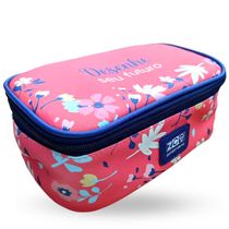 Estojo Box Escolar 100 Pens Floral