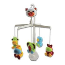 Móbile para Berço com 5 Enfeites Animais - Pais e Filhos