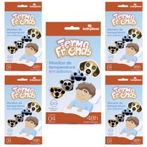 5 TERMO FRIENDS - ADESIVO MEDIDOR DE TEMPERATURA - BABYDEAS