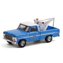 Miniatura Picape Ford F-250 1979 Polícia NYPD 1:64 Greenlight 30224