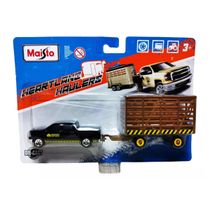 Miniatura Pick-up Chevrolet Silverado Com Gaiola 1/64 Maisto 12328