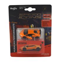 Miniatura Lamborghini Huracan Performante Laranja 1/64 Maisto 15705