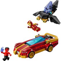 LEGO® Marvel - Carro do Homem de Ferro e Pantera Negra vs Hulk Vermelho