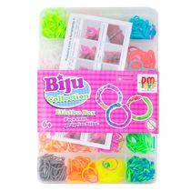 Kit Bijuterias Infantil - Biju Collection - Elástico Box - DM Toys
