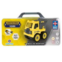 Caminhão Caçamba Monta e Desmonta 21 Peças Polibrinq