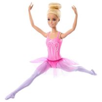 Barbie Boneca Bailarina Ballet 30cm - Loira  - Mattel HRG33/HRG34