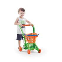 Carro De Supermercado Laranja Tateti 0210