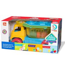 Caminhão Didático Dino Sabidinho Amarelo Cardoso 1007