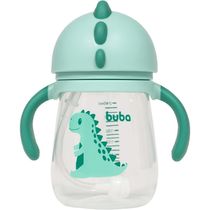 COPO CANUDO COM DISPOSITIVO DINO BUBA VERDE 11826