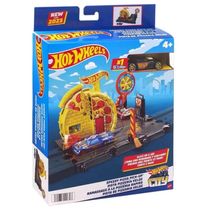 Pista Hot Wheels City Mini Conjunto Lugar Favorito - Pizzaria Veloz - Mattel HMD53/HKX44