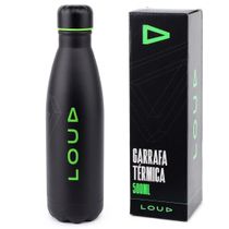 GARRAFA TERMICA SQUEEZE 500ML INOX PRETO LO1010