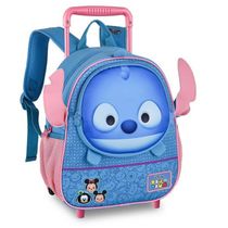 Mochila de Rodinhas Infantil 3D Oficial STITCH DISNEY - Clio
