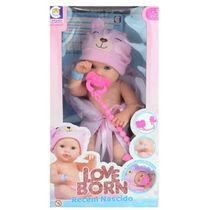 Boneca Love Born Recém Nascido Cotiplas 2590