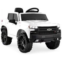 Carro Elétrico Infantil a Bateria com Controle Remoto, Armazenamento de Caçamba, Alto Falante Bluetooth e Luzes LED, 12V, Best Choice Products