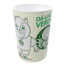 Copo Plástico Estampado para Suco Refri e Café do Palmeiras Verdão Oficial