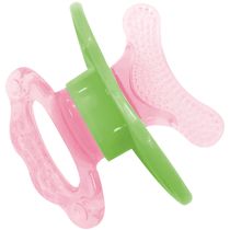 Mordedor com Massageador de Gengiva Rosa