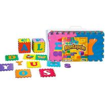 TAPETE EVA 36 PLACAS 10FIGURAS 26 LETRAS NIG