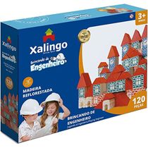 BRINCANDO DE ENGENHEIRO 120 PEÇAS - XALINGO