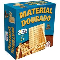 MATERIAL DOURADO 74 PCS - PAIS E FILHOS