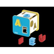 CUBO DIDÁTICO LETRAS MADEIRA 1 ANO+