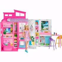 Casa Boneca Barbie Glam c/ Boneca - Mattel