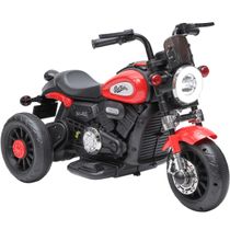 Mini Moto Eletrica Infantil Zippy Toys Harley 6V Vermelha