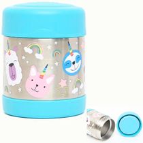 POTE TÉRMICO FUNTAINER UNICORNIO COLORIDO - 290 ML - THERMOS