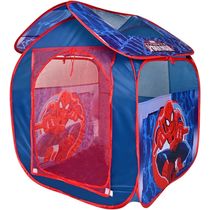 Barraca Infantil Cabana Tenda Para Crianças Menino Homem Aranha Marvel Cabaninha Portátil Dobrável Zippy Toys Azul