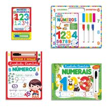 Combo Escolinha Divertida Números Especial - Kit com 4 Livros