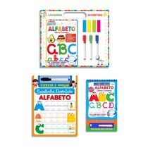 Combo Escolinha Divertida Alfabeto - Kit com 3 Livros