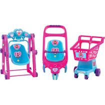 Kit Infantil Biemme Sonho Encantado - 3 em 1 - Rosa/Lilás/Azul