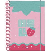 Caderno Colegial Espiral Capa Dura 10 Matéria - 160 Folhas - Hello - Dac