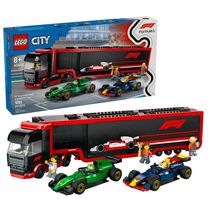 Lego City Caminhão F1 Com Carros RB20 E AMR24 1086 Pçs 60445