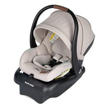 Cadeirinha de Bebê Maxi-Cosi Mico Luxe com Base, Voltada para Trás, Indicada para Bebês de 2,3 a 13,6 kg, Modelo New Hope Tan, Segurança e Conforto.