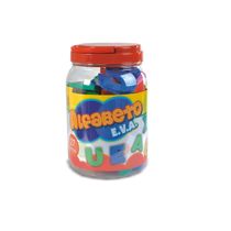 Alfabeto em EVA no pote - Nig