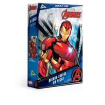 Quebra-Cabeça - 60 Peças - Disney - Marvel - Os Vingadores - Homem De Ferro - Toyster