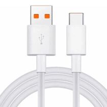 Cabo Dados USB Turbo Branco Para iPhone 16 PRO MAX