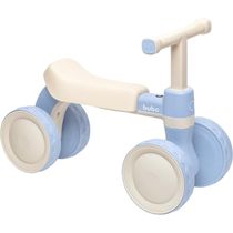 Bicicleta Infantil Equilibrio 4 Rodas C/ Som - Buba Azul