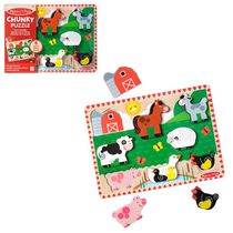 Quebra-Cabeca - Melissa & Doug - Fazenda - 8 Peças - Sunny