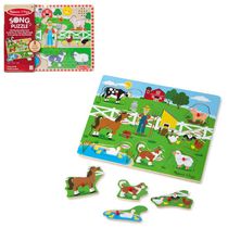 Quebra-Cabeca - Melissa & Doug - Antiga Fazenda Old Macdonalds - Com Sons - Sunny