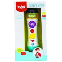 Microfone Musical Canta e Grava, Buba, Multicor