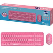 COMBO MOUSE E TECLADO FINI WIRELESS COM MINI RECEPTOR LETRON
