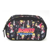 Estojo Duplo Escolar Boruto Anime Naruto Ninja Luxcel