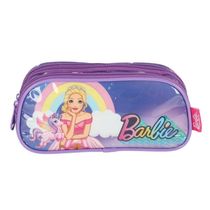 Estojo Escolar Infantil Duplo Barbie Nas Nuvens Luxcel