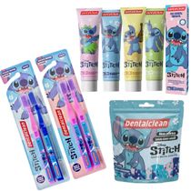 GEL DENTAL 50G + ESCOVA JUVENIL + FLOSSER STITCH DENTALCLEAN