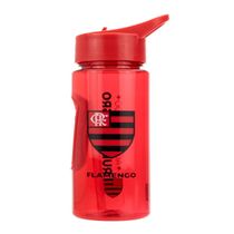 Garrafa Plástico Com Canudo 700ml Flamengo Oficial