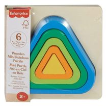 Fisher-Price Mini Quebra-Cabeça Arco-Íris Triângulo - Mattel