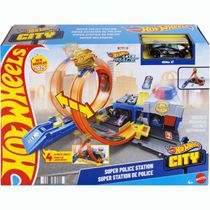 Hot Wheels Pista Super Delegacia de Policia 4+ Mattel